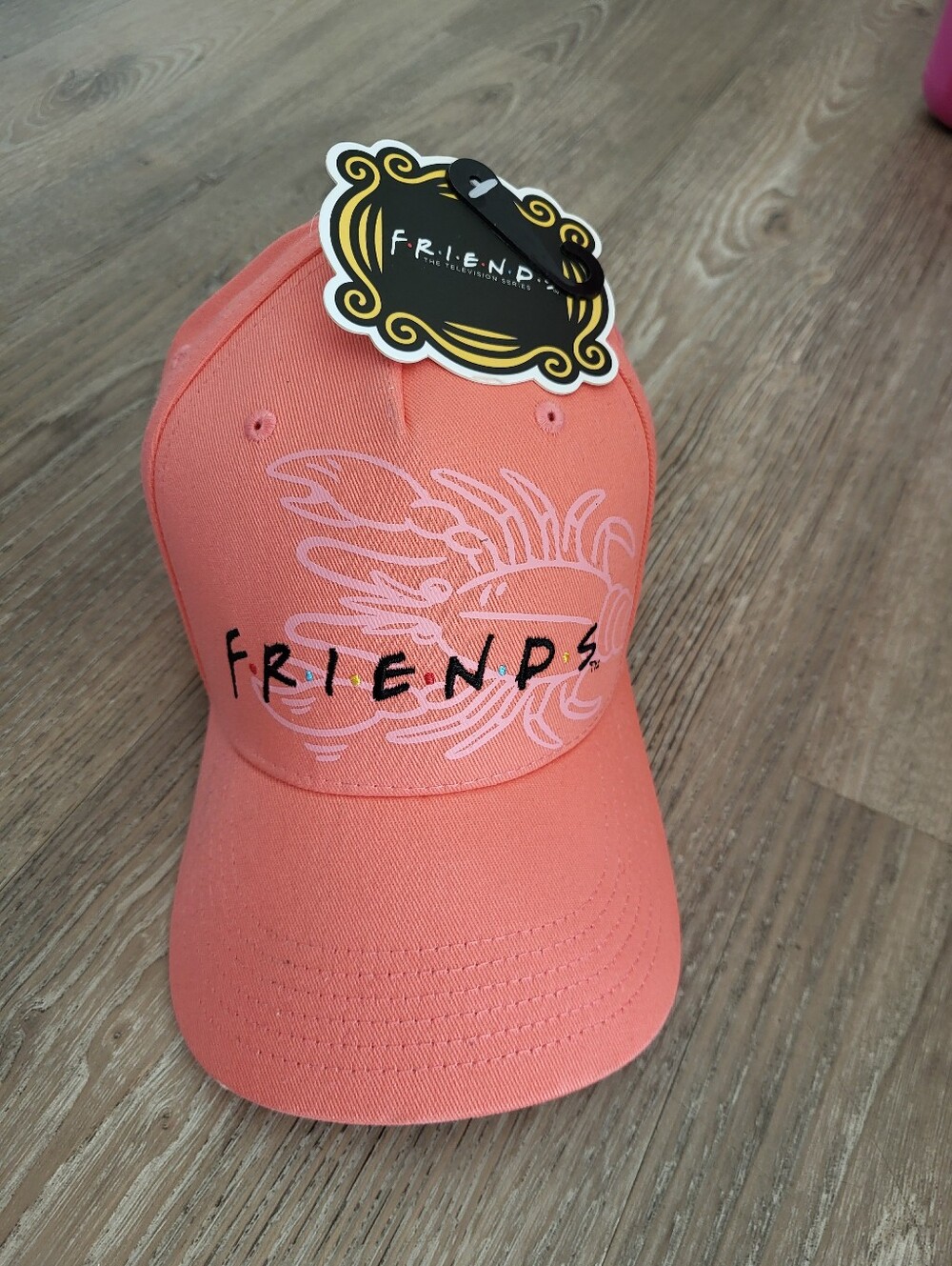 FRIENDS Coral Pink Logo Cap